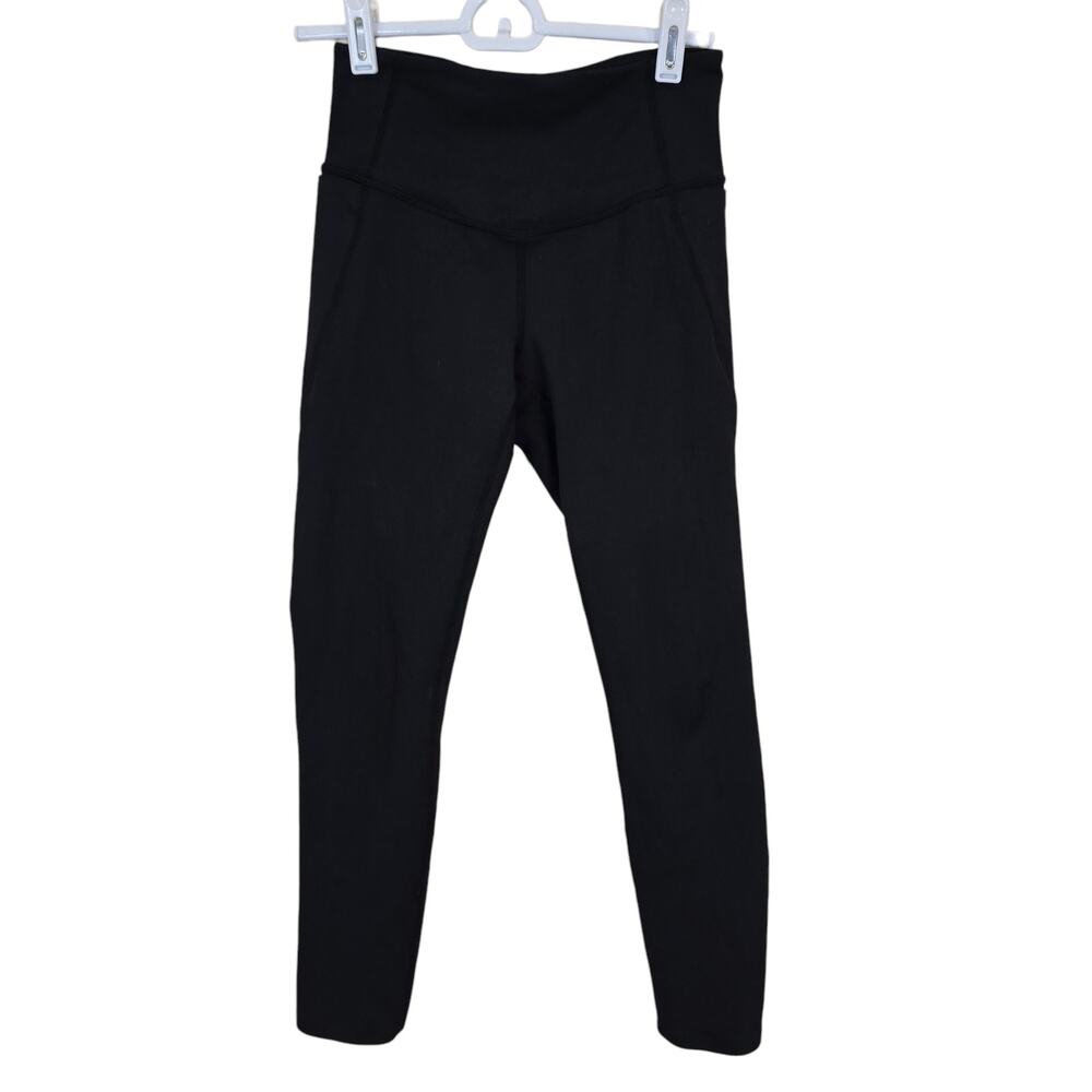 Women's Zella Black Crop Athletic Athleisure Leggings | Size XS Petite - Picture 1 of 9